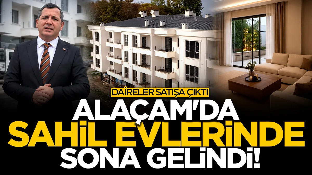 Alaçam'da Geyikkoşan Sahil Evleri projesinde sona gelindi! Daireler satışta