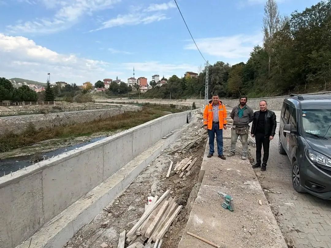 Havza'da kış öncesi taşkın önlemi: Tersakan Irmağı'nda ıslah çalışması