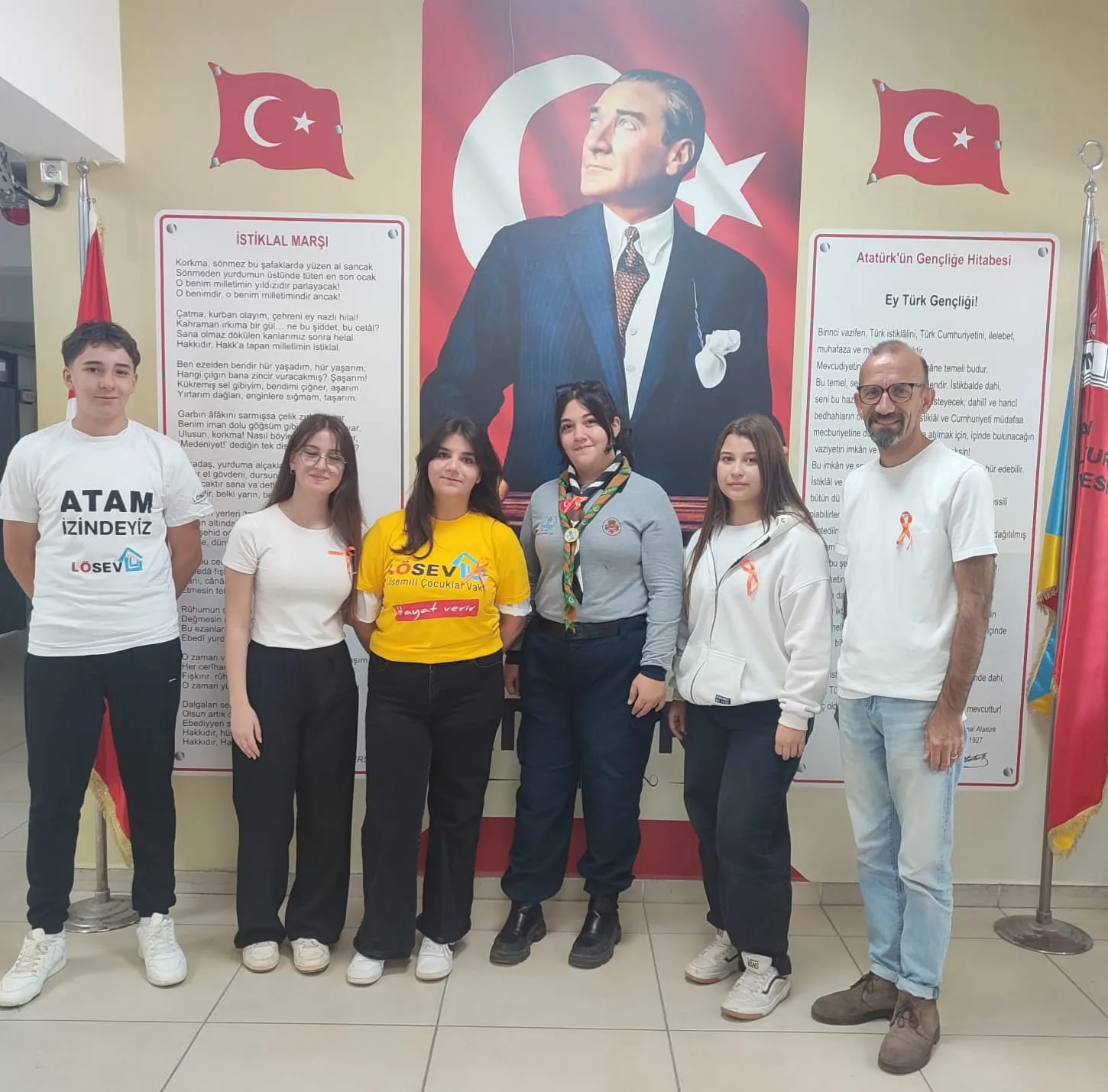 Samsun'da lise öğrencilerine LÖSEV'den anlamlı farkındalık etkinliği