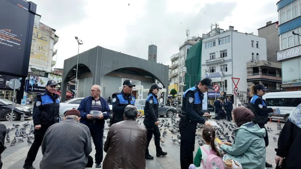 Samsun'da esnaf ve vatandaşa güvenlik bilgilendirmesi