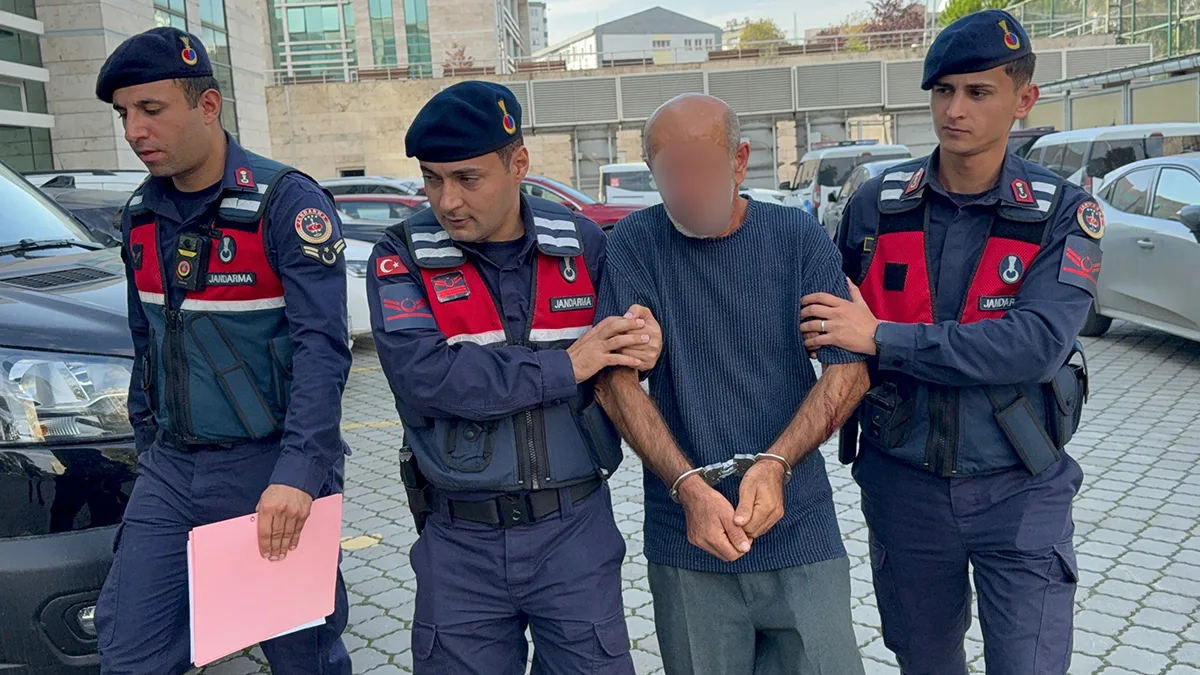 Samsun'da gece yarısı orman malzemelerini çalarken yakalandı