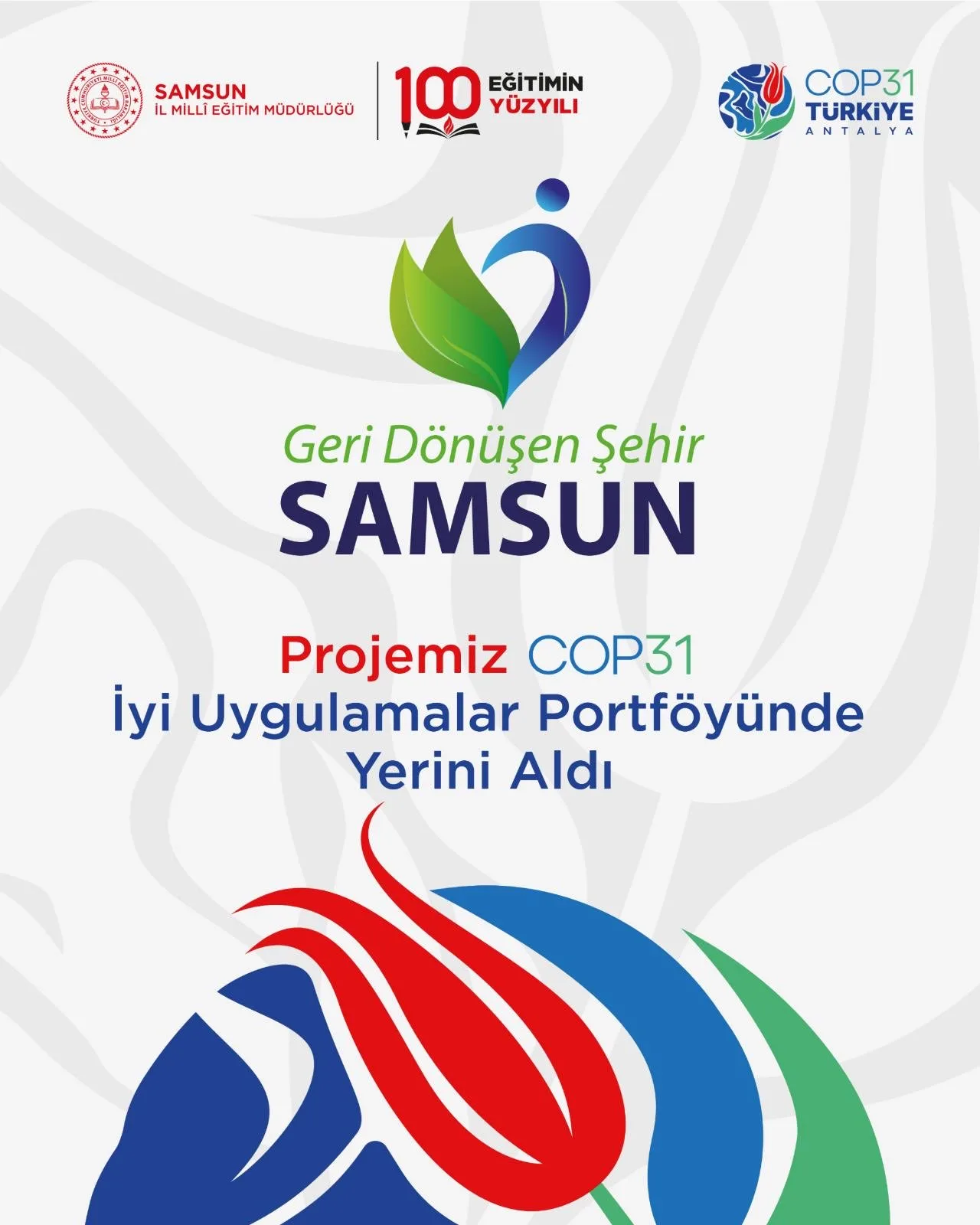 Samsun İl Millî Eğitim Müdürlüğü'nden çevre için örnek proje
