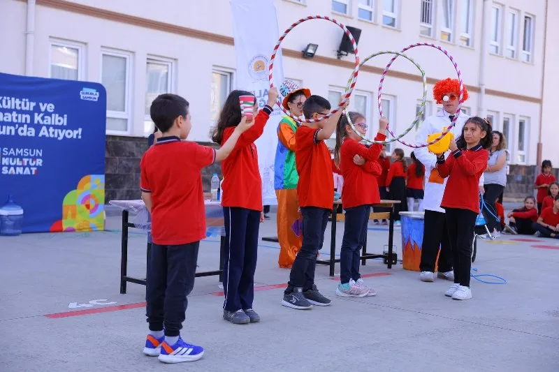 Samsun’da çocuklar bilim ve geleneksel oyunlarla buluşuyor