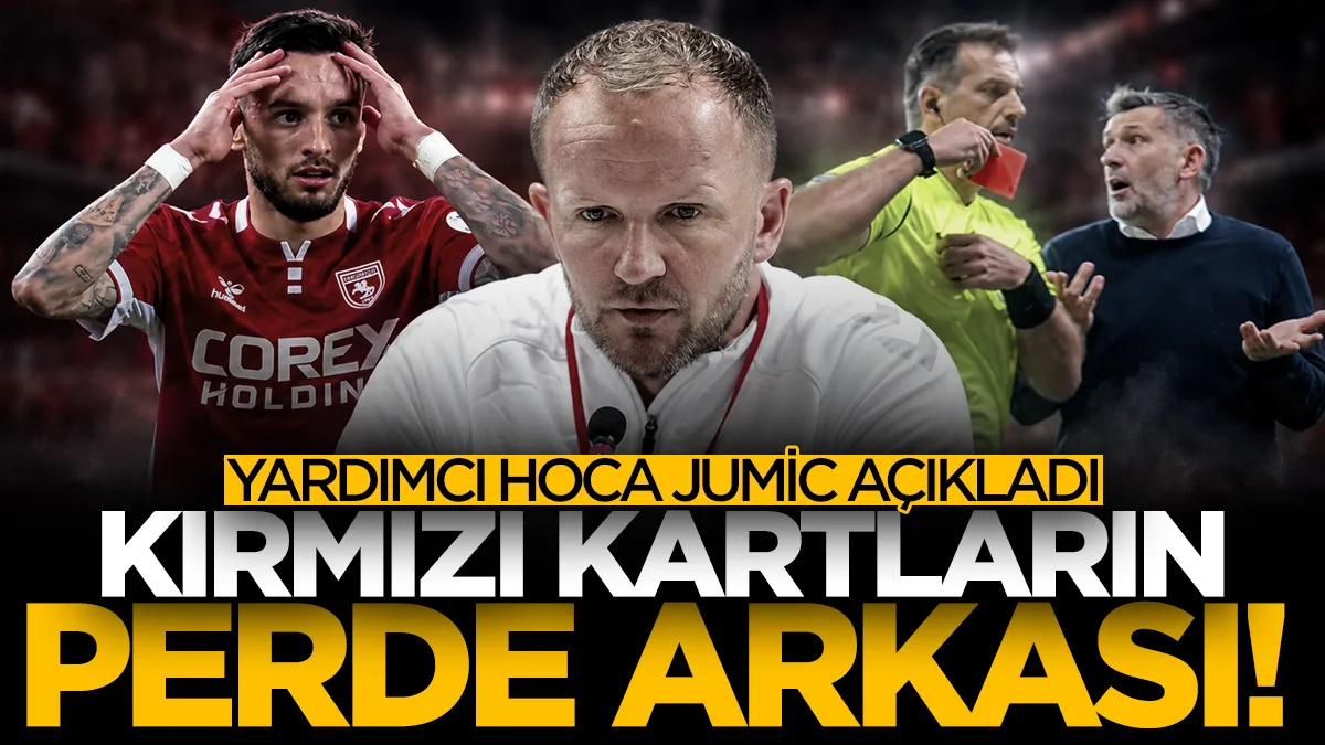 Samsunspor'dan Kadir Sağlam'a sert tepki: Jumic kırmızı kartların perde arkasını anlattı