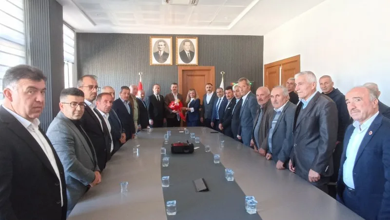Havza'da Muhtarlar Günü'nde anlamlı tören