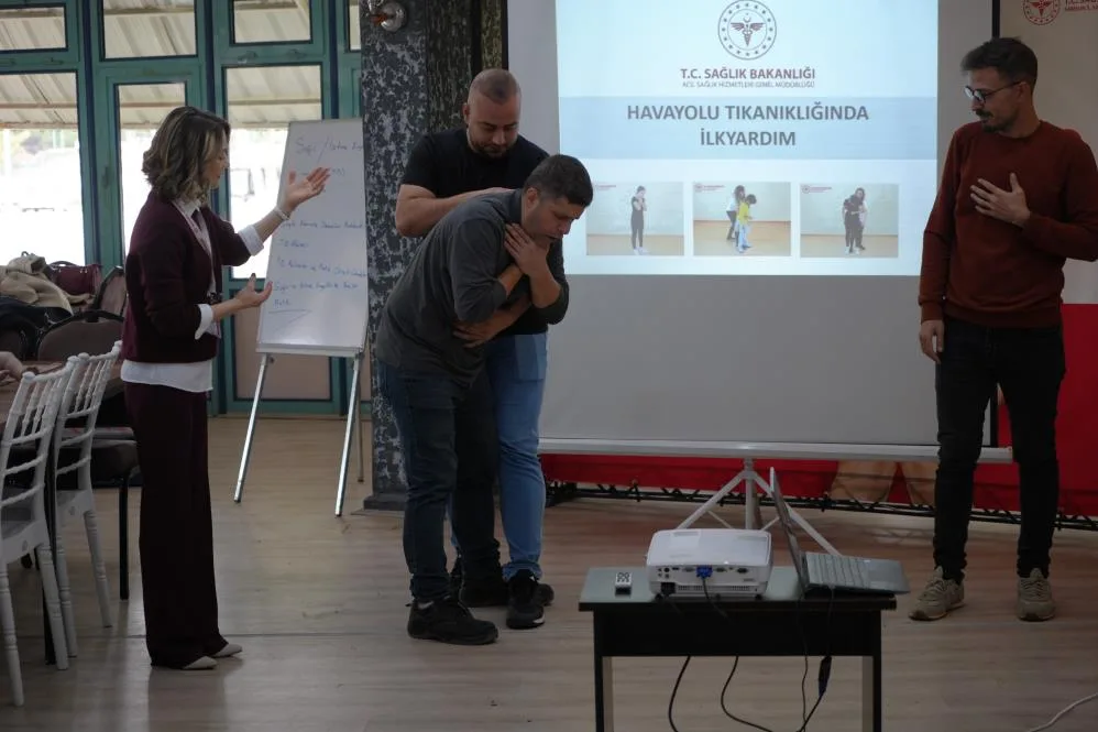 Samsun'da işitme engellilere özel ilk yardım eğitimi