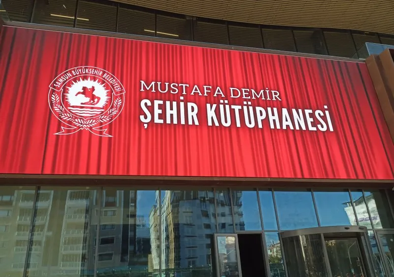 Samsun Şehir Kütüphanesi'nde sona yaklaşıldı