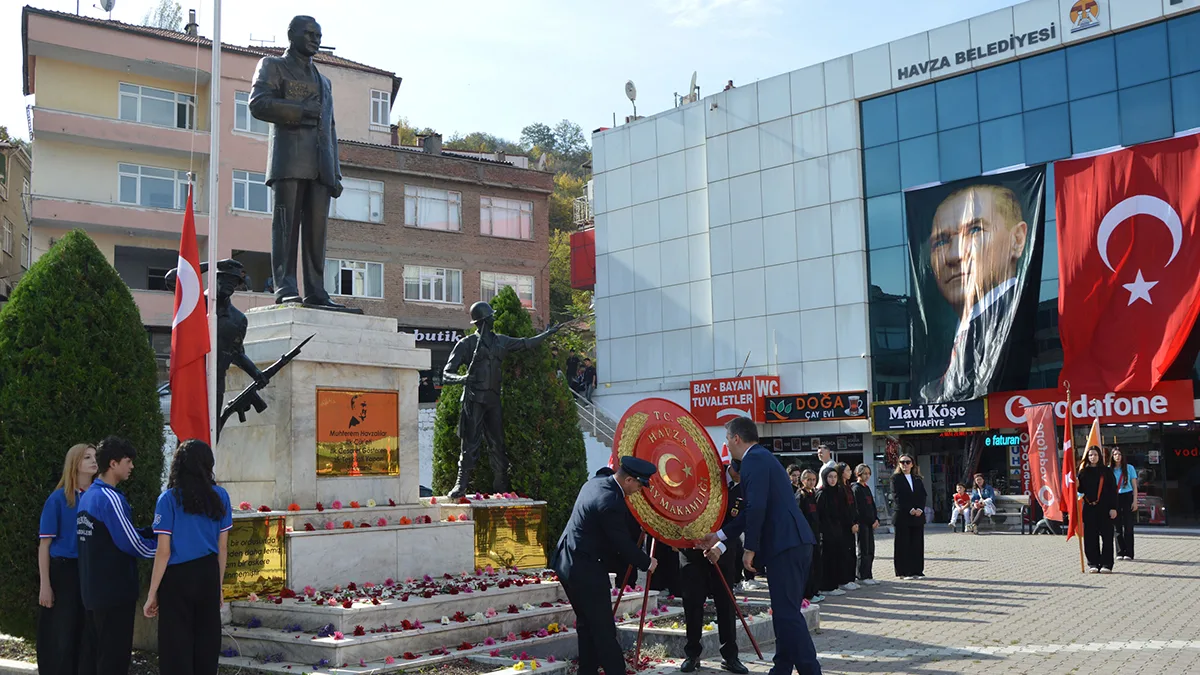 Havza'da 29 Ekim Cumhuriyet Bayramı kutlandı