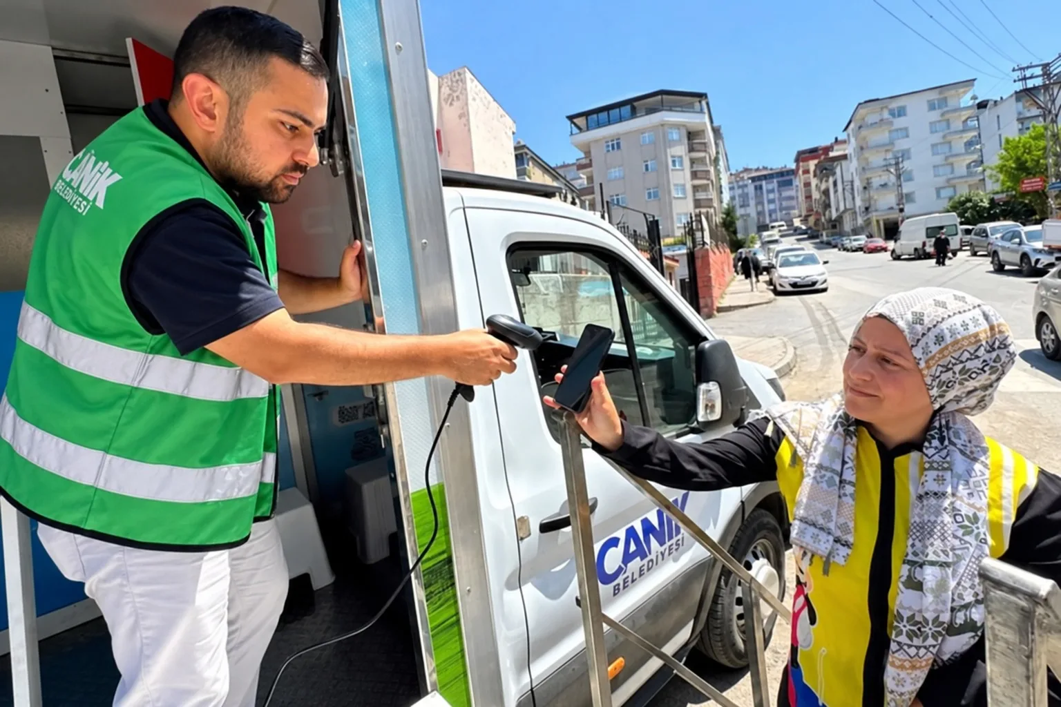 Canik'te atıklar paraya dönüşüyor! Aile bütçesine destek
