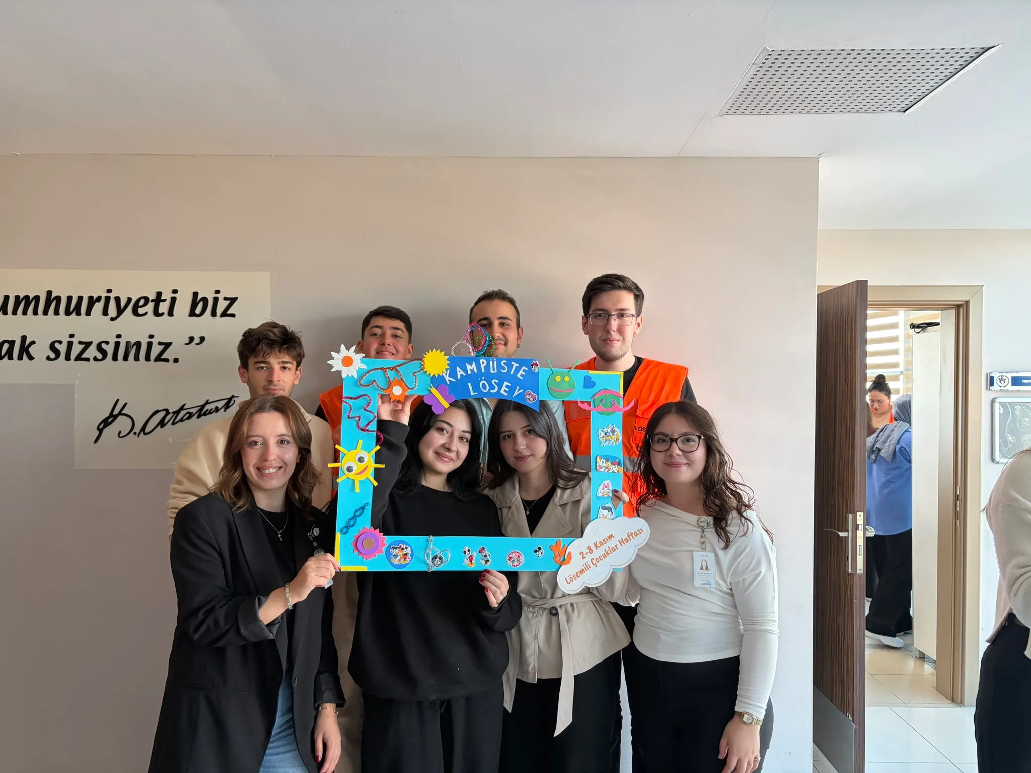 Samsun'da gençlerden lösemili çocuklara destek