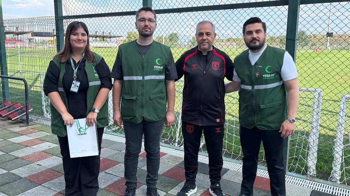 Yeşilay ve TFF'den Samsun'da genç futbolcular için ortak adım