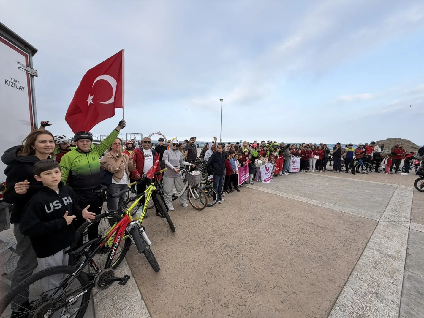 Samsun'da Cumhuriyet coşkusu pedallara yansıdı!