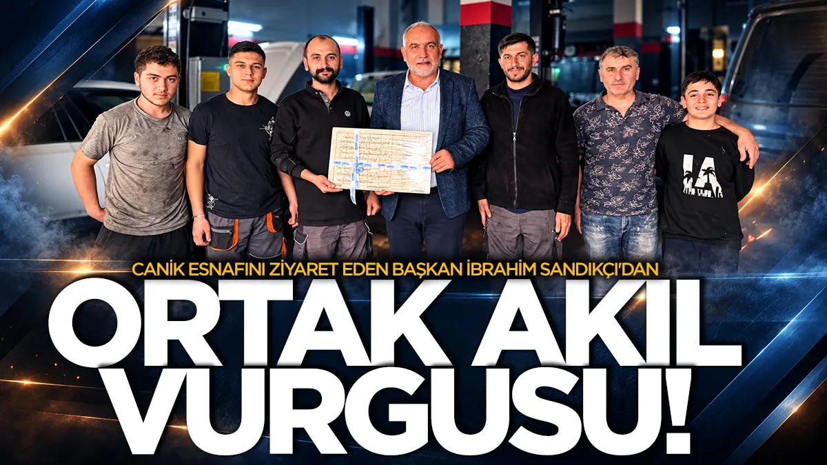 İbrahim Sandıkçı'dan Canik esnafına ziyaret: Talepleri dinledi