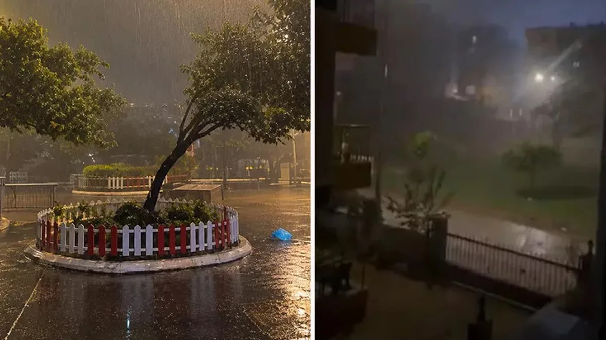 Antalya'yı yağış ve fırtına vurdu! Seralar ve yollar göle döndü