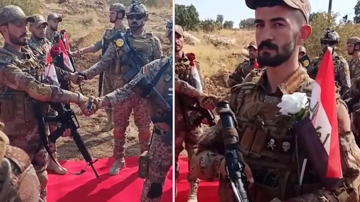 Irak ordusu Sincar'da kontrolü devralıyor: Askeri noktalara Irak bayrağı