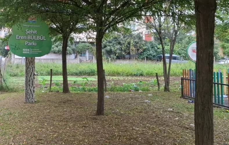Atakum'da Şehit Eren Bülbül Parkı'nın hali içler acısı!