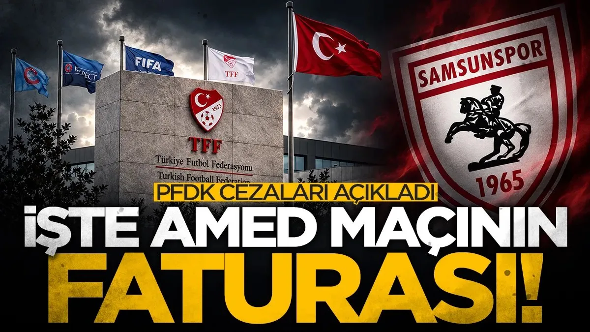 PFDK'dan Samsunspor'a 380 bin TL ceza: Nenad Bjelica'ya 1 maç yasak