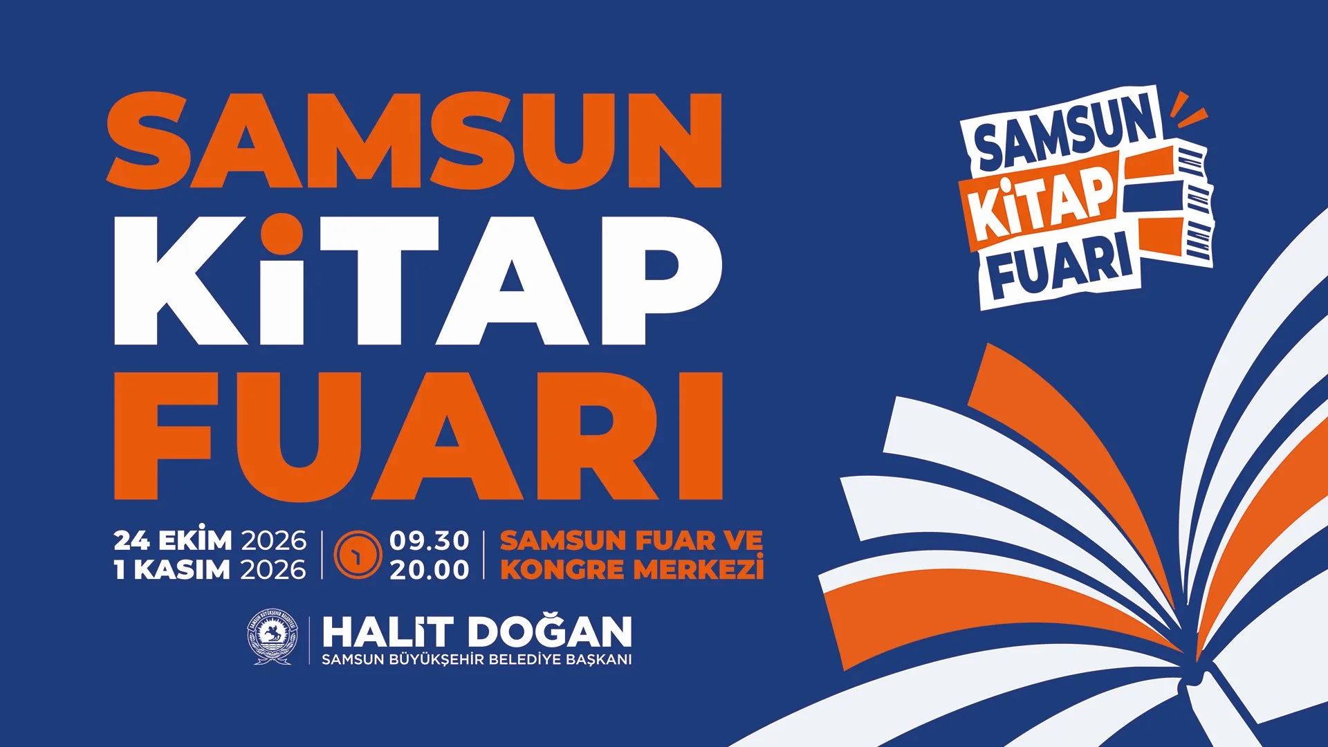Samsun Kitap Fuarı 24 Ekim’de başlıyor