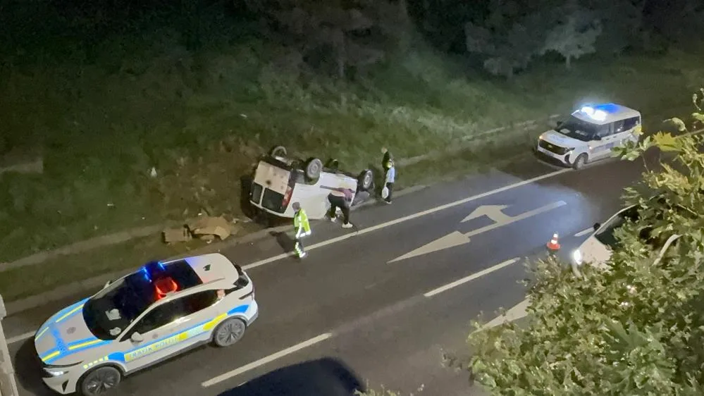 Samsun’da araç 30 metrelik şarampole yuvarlandı: 1 yaralı
