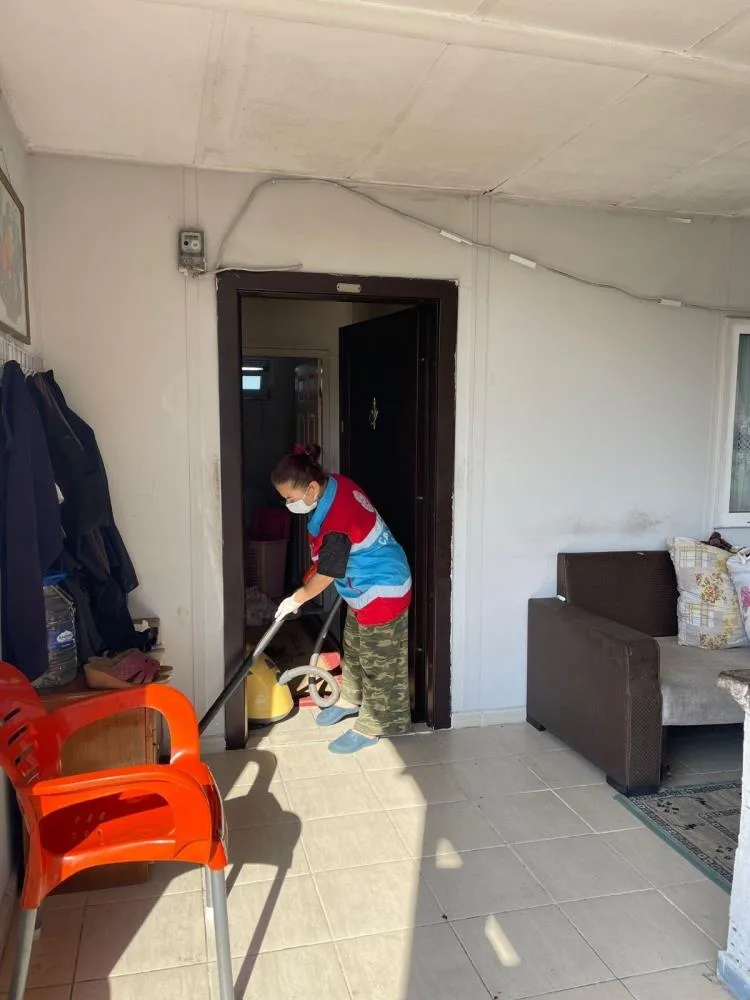 Samsun'da vatandaşa evde bakım hizmeti