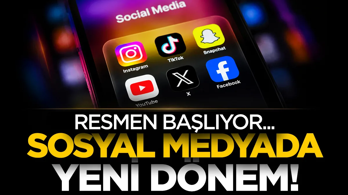 Sosyal medyada yeni dönem: Resmen başlıyor