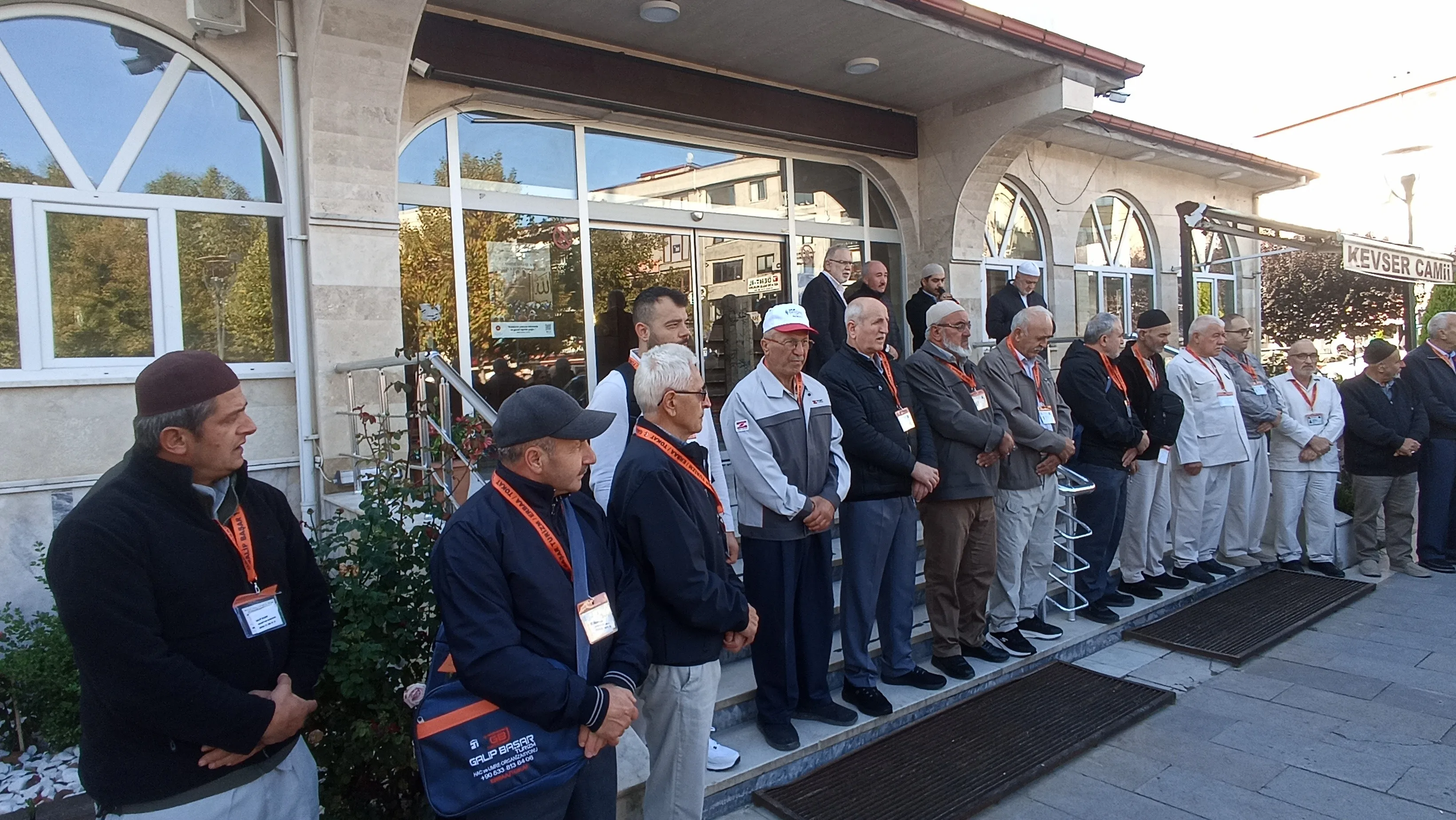 Samsun'un Havza ilçesinde 52 umreci dualarla uğurlandı