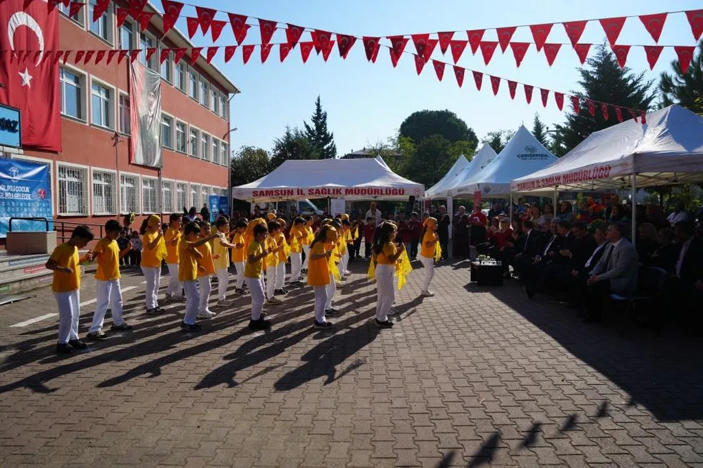 Samsun'da binlerce öğrenci sağlık elçisi oldu!