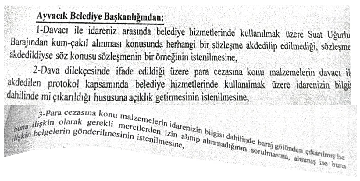 Samsun'da barajdan izinsiz kumu kim aldı? 122 milyon TL'lik ceza mahkemelik oldu