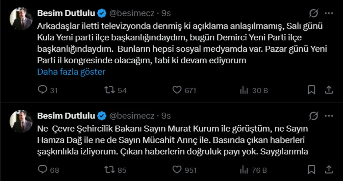Bir Büyükşehir daha AK Parti'ye mi geçiyor? İddialar gündem oldu açıklama geldi