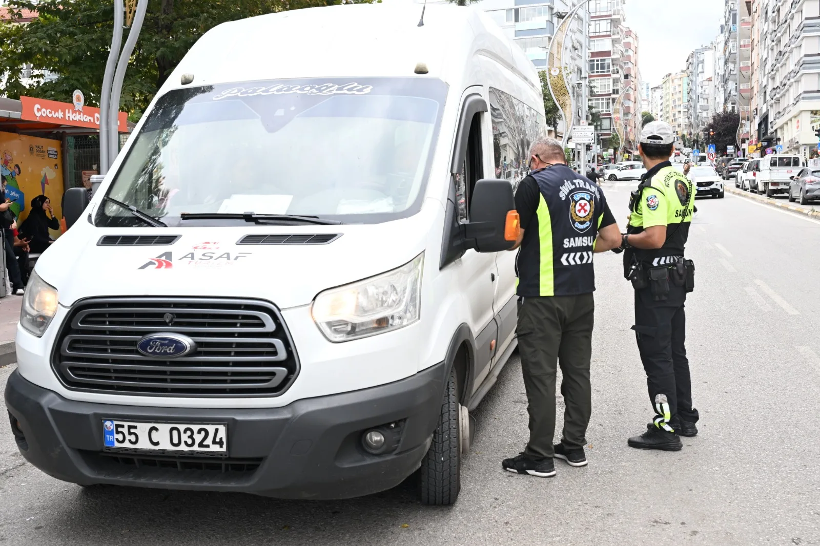 Samsun'da okul servislerine sıkı denetim! 272 araca işlem yapıldı