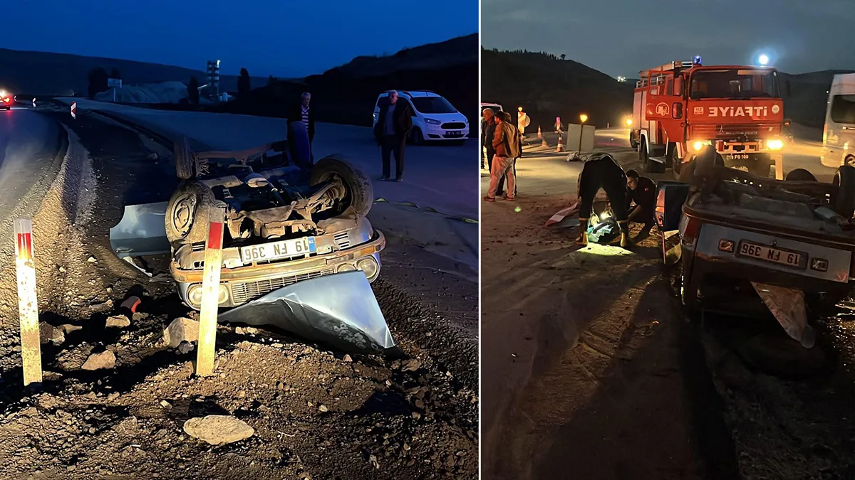 Çorum'da feci kazanın ardından şaşırtan görüntü