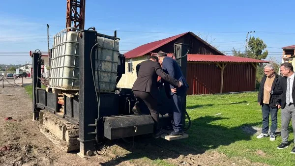 Samsun'da TOKİ projesi için zemin etüdü başladı