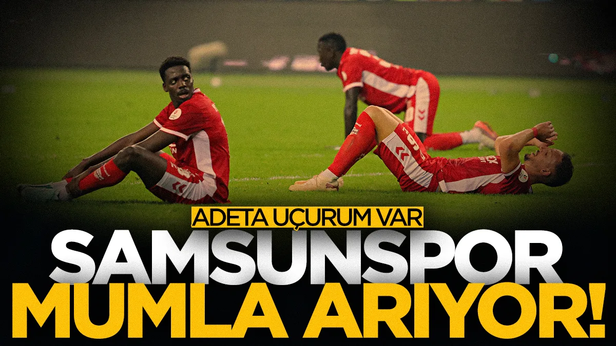 Samsunspor geçen sezonu mumla arıyor! Adeta uçurum var...