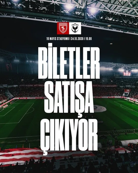 Samsunspor-Amedspor maçının biletleri satışa çıktı