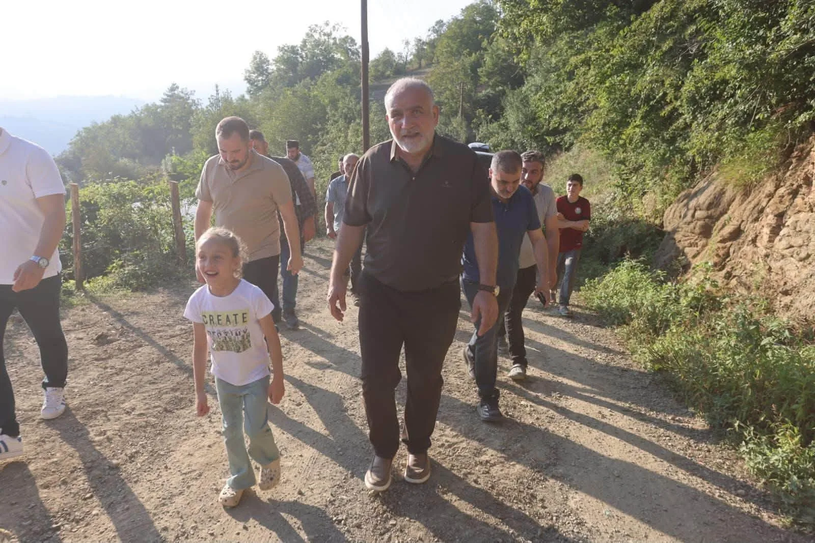 Samsun'da Minik Aysima istedi, Başkan Sandıkçı yaptı