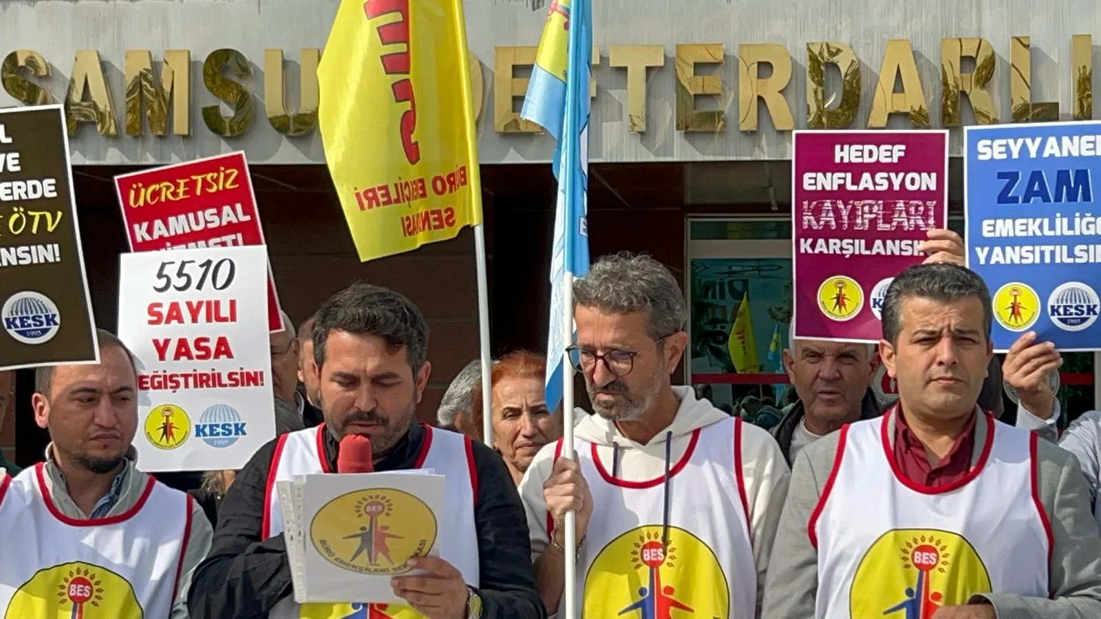 BES Samsun'dan 2027 bütçesine tepki! "Bu talana, bu yağmaya hayır diyoruz"