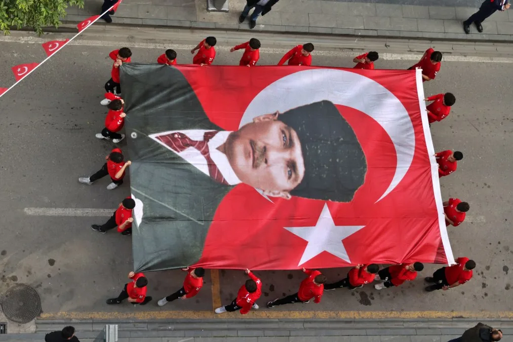 Samsun'da 1919 metrelik Türk bayrağıyla Cumhuriyet coşkusu - 14