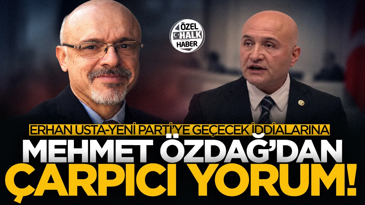 Erhan Usta'nın Yeni Parti'ye geçme iddialarına Samsun İl Başkanı Mehmet Özdağ'dan çarpıcı yorum